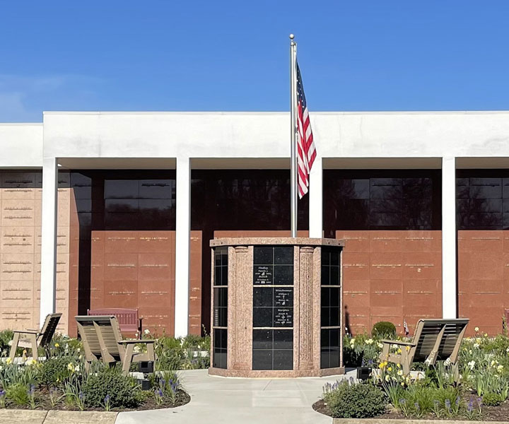 View a photo of the columbarium